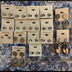 NWT Lot of Costume Jewelry Earrings, 16 Pair